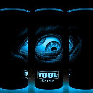 Glow in the Dark Tool Band Aenima Eye Rock Music Cup Mug Tumbler 20oz